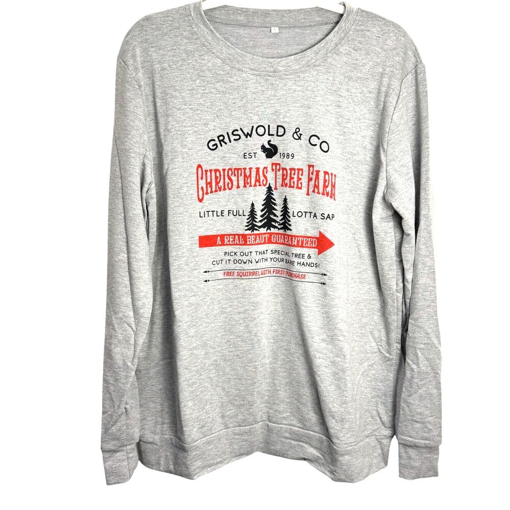 NWOT Griswold Christmas Tree Farm Graphic Tee-Shirt‎ Top - Picture 11 of 13